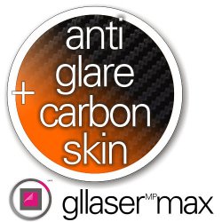 Folia Ochronna Gllaser MAX Anti-Glare + Gllaser CARBON Skin do Apple iPhone 5